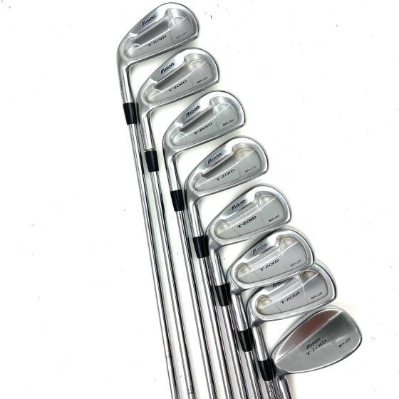 Left Handed Mizuno T-Zoid MX-20 Irons / 4-SW / True Temper Dynmaic Gold Regular Flex