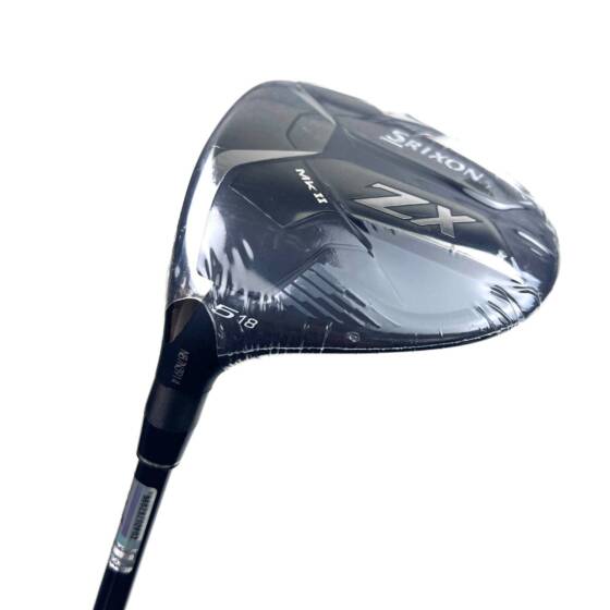 New Left Handed Srixon ZX MKII 5 Wood / 18 Degree / HZRDUS RDX Smoke Regular Flex