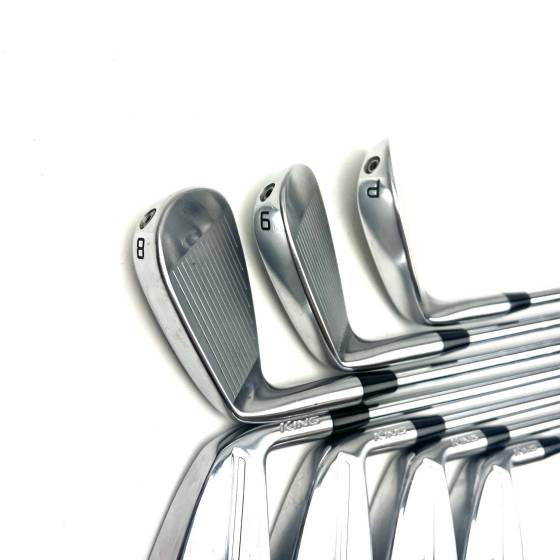 Cobra King Forged Tec One Length 2022 Irons / 4-PW / KBS $-Taper Lite Stiff Flex