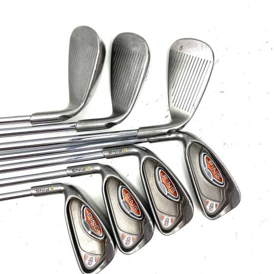 Left Handed Ping G10 Irons / 4-PW / AWT Regular Flex