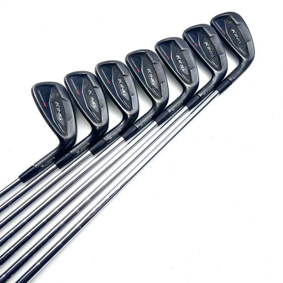 Cobra King Forged Tec Black 2018 Irons / 4-PW / KBS Tour 90 Stiff Flex