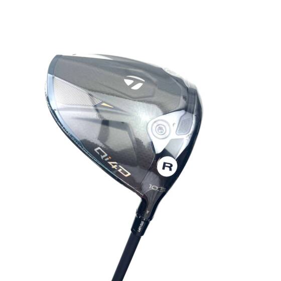 New Taylormade QI4D Driver / 10.5 Degree / Reax 50R Regular Flex