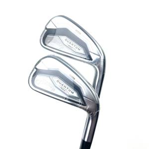 New Callaway Quantum Max Irons / 5-SW / KBS Max 90 Regular Flex