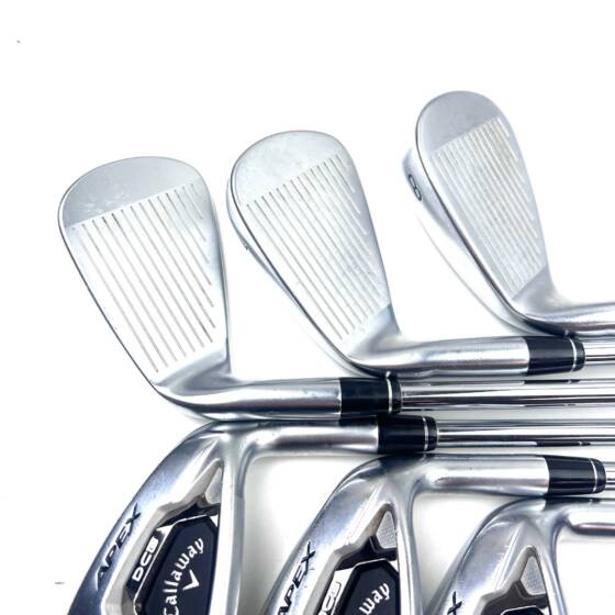 Callaway Apex DCB 21 Irons / 6-AW / Elevate ETS 95 Stiff Flex