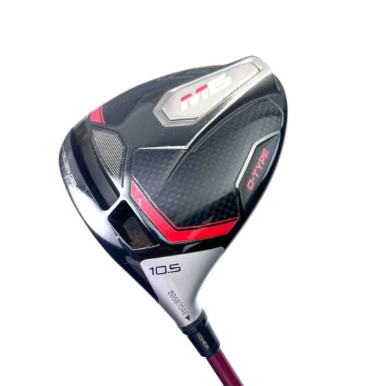Left Handed Taylormade M6 D-Type Driver / 10.5 Degree / Evenflow Max Carry Regular Flex