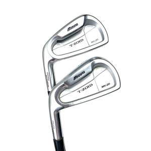 Left Handed Mizuno T-Zoid MX-20 Irons / 4-SW / True Temper Dynmaic Gold Regular Flex