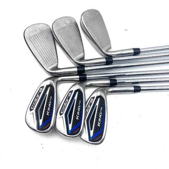 Cobra King F8 One Length Irons / 6-PW / One Flighted Regular Flex