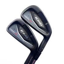Cobra King Forged Tec Black 2018 Irons / 4-PW / KBS Tour 90 Stiff Flex