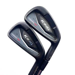 Cobra King Forged Tec Black 2018 Irons / 4-PW / KBS Tour 90 Stiff Flex
