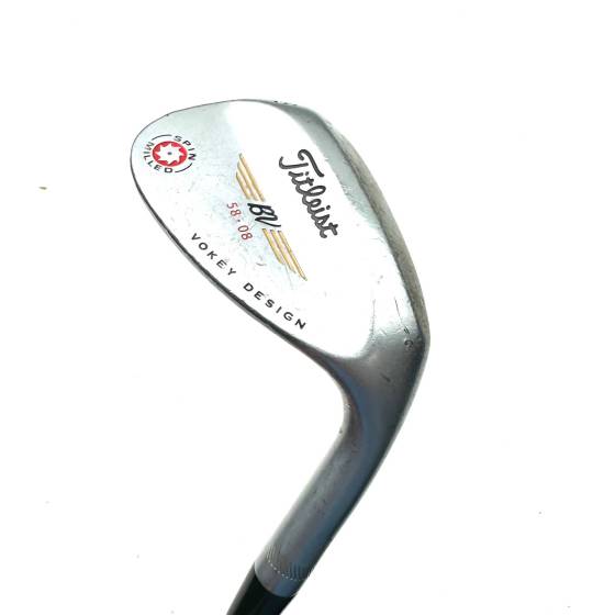 Titleist Vokey Spin Milled Lob Wedge / 58 Degree / Project X Regular Flex