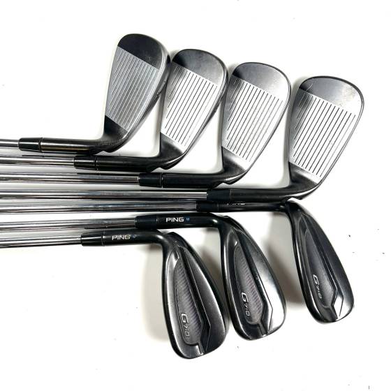 Left Handed Ping G710 Irons / 6-SW + UW / AWT 2.0 Regular Flex