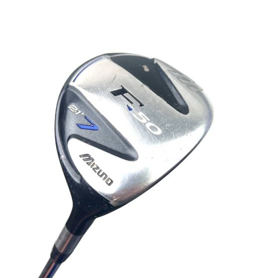 Mizuno F-50 7 Wood / 21 Degree / True Temper Dynamic Gold Regular Flex
