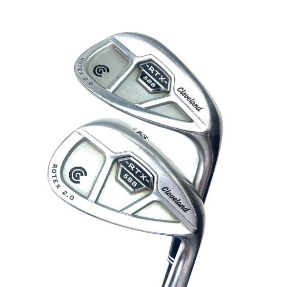 Cleveland RTX 588 Wedge Set / 52, 56 Degree / True Temper Dynamic Gold Wedge Flec