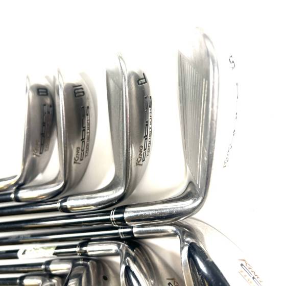 Left Handed Cobra Transition S Irons Set / 4-SW / Cobra Aldila VS Transition 65 Regular Flex