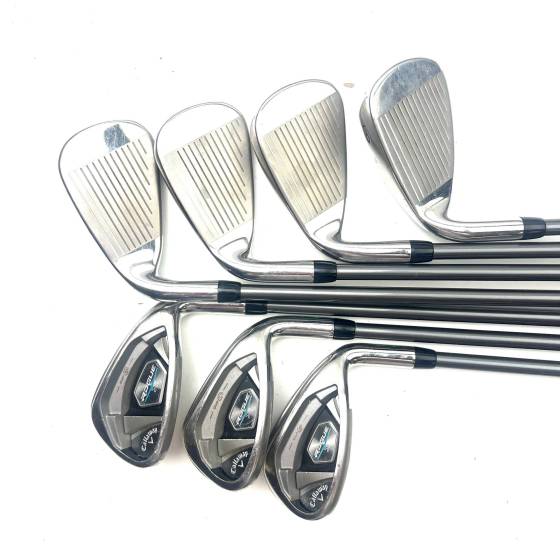 Callaway Rogue X Irons / 5-AW / Aldila Synergy 50 Senior Flex
