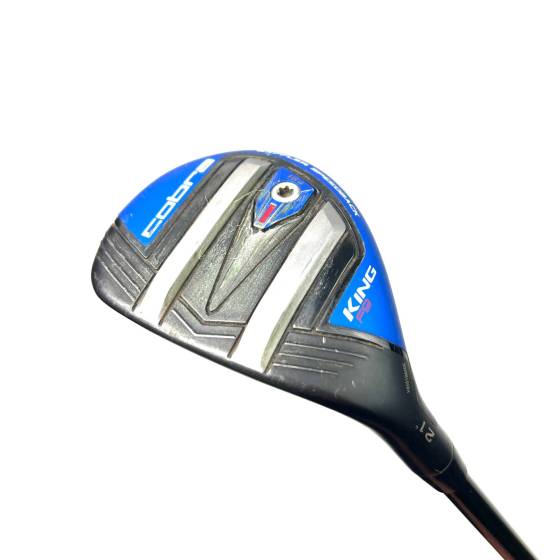 Left Handed Cobra King F9 Speedback One Length 4 Hybrid / 21 Degree / Atmos 7R Regular Flex