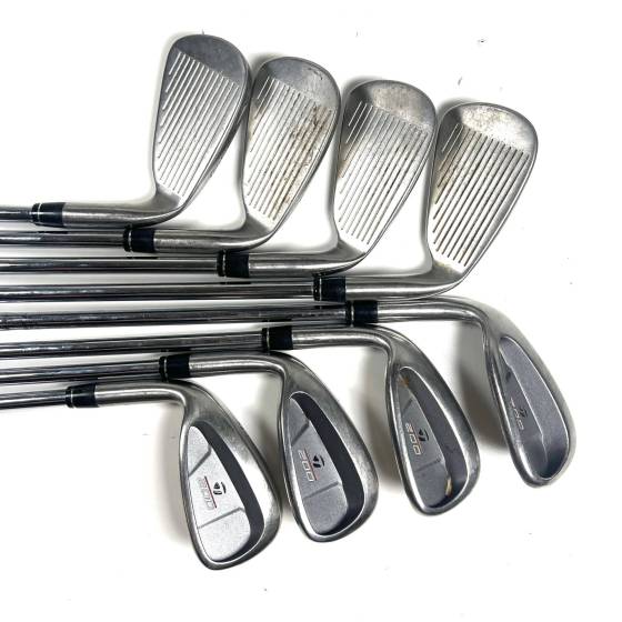 Left Handed Taylormade 200 Irons / 4-SW / Taylormade Lite Regular Flex