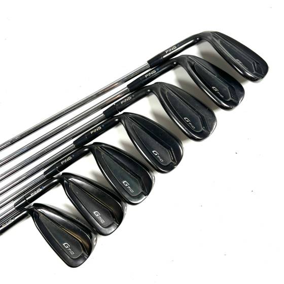 Left Handed Ping G710 Irons / 6-SW + UW / AWT 2.0 Regular Flex
