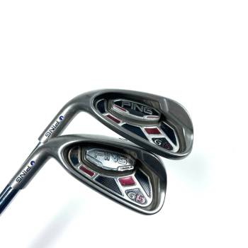 Left Handed Ping G15 Iron Set / 5-SW / Ping AWT Regular Flex
