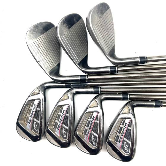 Callaway Big Bertha OS Irons / 6-SW + AW / UST Mamiya Recoil ES Regular Flex
