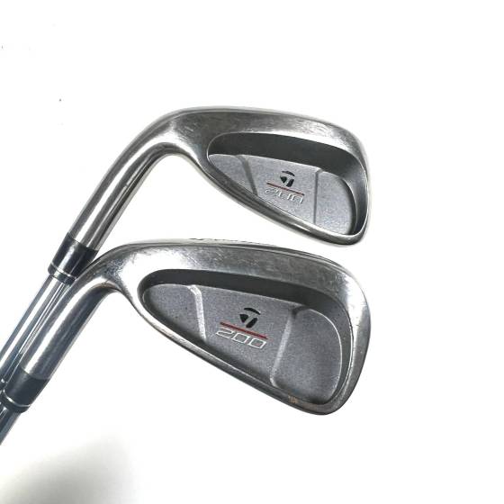 Left Handed Taylormade 200 Irons / 4-SW / Taylormade Lite Regular Flex