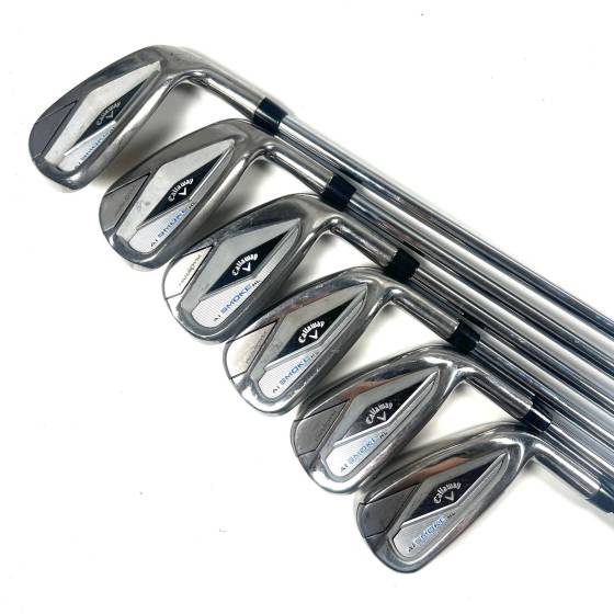 Callaway Paradym AI Smoke HL Irons / 5-PW / Elevate MPH 85 Regular Flex