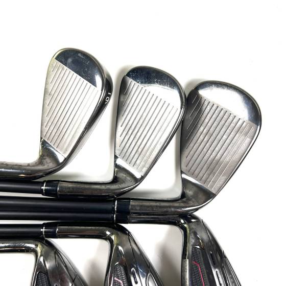 Left Handed Callaway Big Bertha 2023 Irons / 6-PW+AW / Cypher 50 Senior Flex
