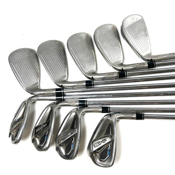 Taylormade SIM 2 Max OS Irons / 4-SW + AW / KBS Max Regular Flex