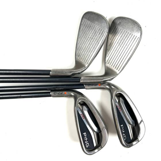 Left Handed Ping G25 Irons / 7-PW / TFC 80 Senior Flex