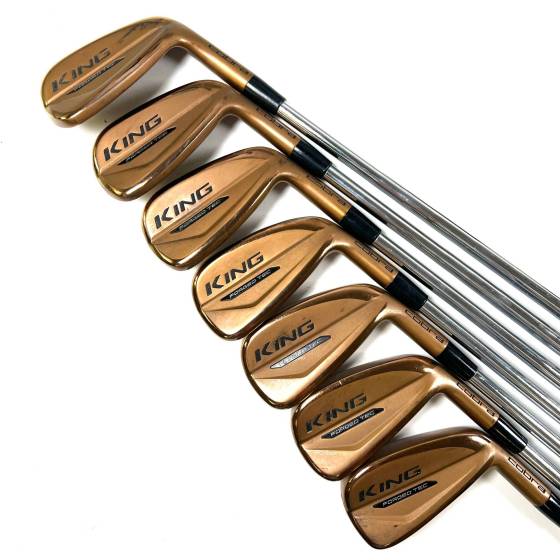 Cobra King Forged Tec 2020 Irons / 4-PW / KBS $-Taper Lite Stiff Flex