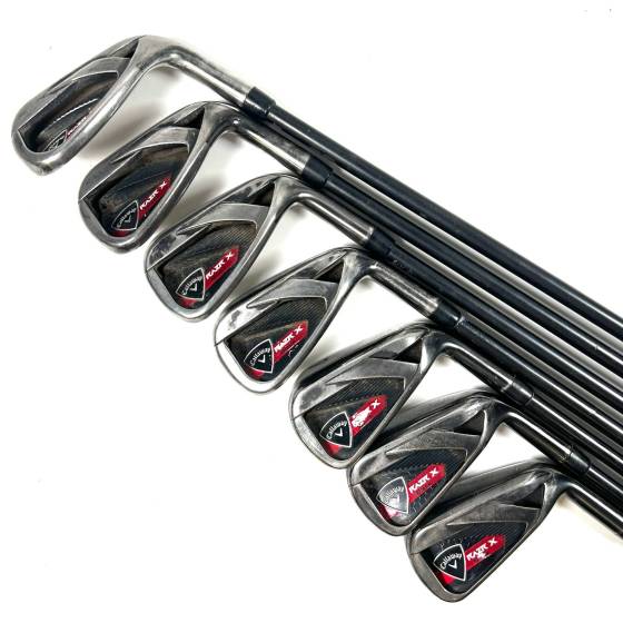 Callaway RAZR X Black Irons / 5-SW / Callaway Regular Flex