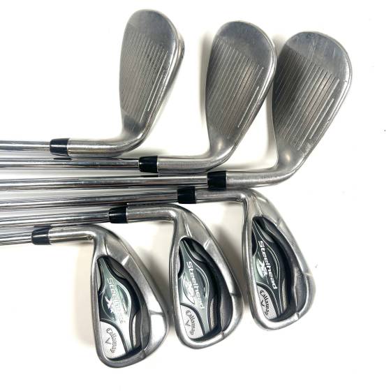 Left Handed Callaway XR Steelhead Irons / 7-SW+AW / XP95 ST15 Regular Flex