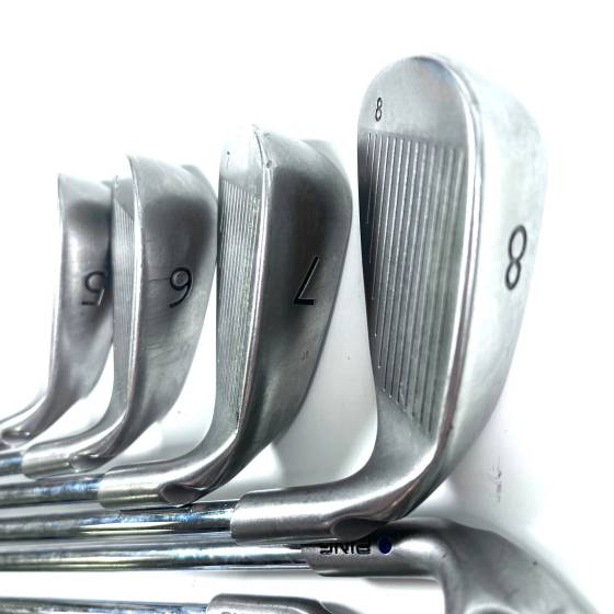 Left Handed Ping G15 Iron Set / 5-SW / Ping AWT Regular Flex