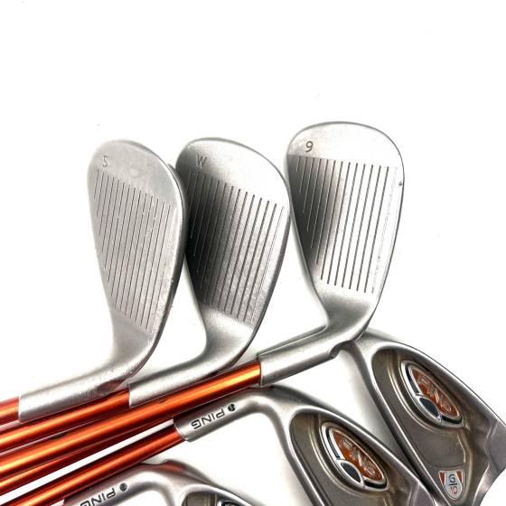 Left Handed Ping G10 Irons / 6-SW / TFC 129 Senior Flex