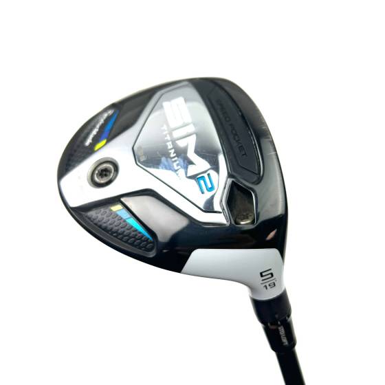 Taylormade SIM2 Titanium 5 Wood / 19 Degree / Tensei Blue AV Series 65 Regular Flex