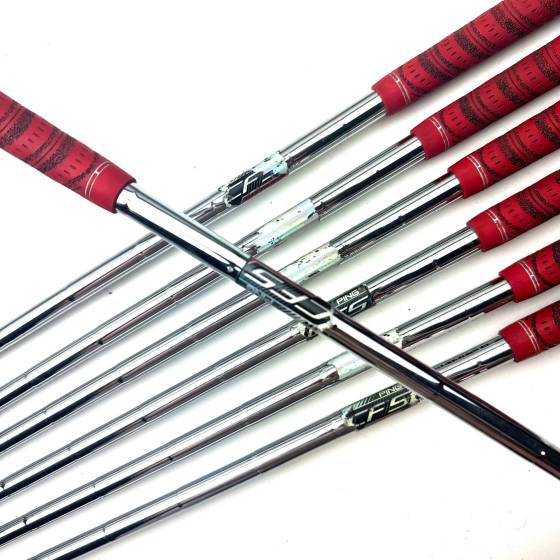 Left Handed Ping G30 Irons / 4-PW / CFS Distance Senior Flex