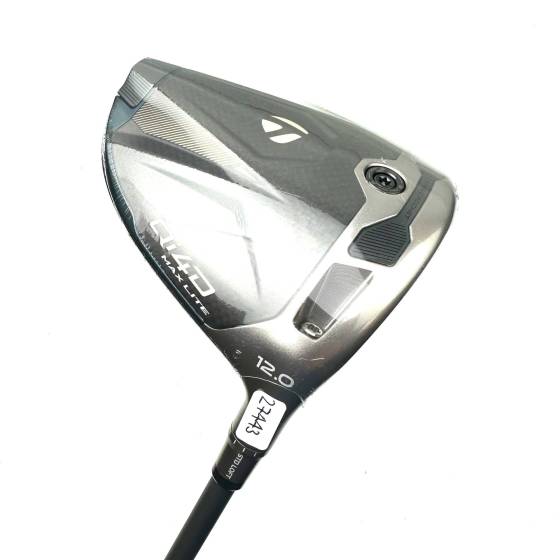 New Taylormade QI4D Max Lite Driver / 12 Degree / REAX 40 Senior Flex