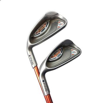 Left Handed Ping G10 Irons / 6-SW / TFC 129 Senior Flex