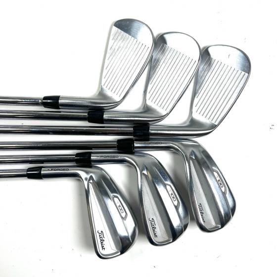 Left Handed Titleist T100 2021 Irons / 4-9 / Oban Stiff Flex