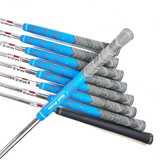 Taylormade SIM 2 Max OS Irons / 4-SW + AW / KBS Max Regular Flex