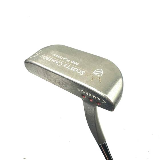 Left Handed Scotty Cameron Pro Platinum Putter / 35 Inches