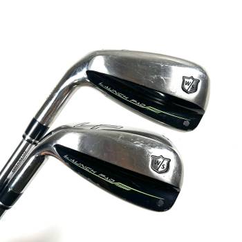 Left Handed Wilson Launch Pad Irons / 5-PW / KBS MAX Ultralite Regular Flex