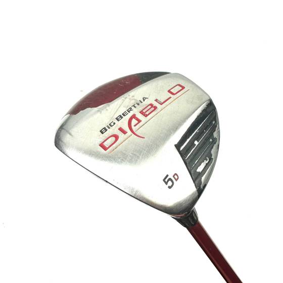 Left Handed Callaway Big Bertha Diablo 5 Wood / 18 Degree / Callaway 60 Regular Flex