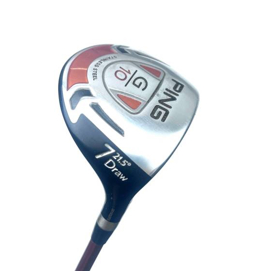 Ping G10 Draw 7 Wood / 21.5 Degree / Ping TFC 129 Regular Flex