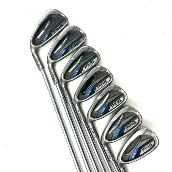 Left Handed Ping G30 Irons / 4-PW / CFS Distance Senior Flex