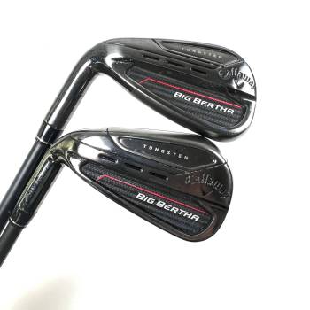 Left Handed Callaway Big Bertha 2023 Irons / 6-PW+AW / Cypher 50 Senior Flex