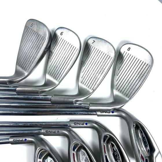 Left Handed Ping G15 Iron Set / 5-SW / Ping AWT Regular Flex