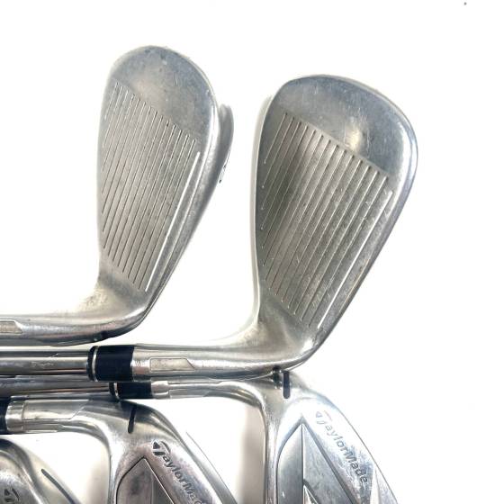 Left Handed Taylormade Stealth Irons / 7-AW / Dynamic Gold R300 Regular Flex