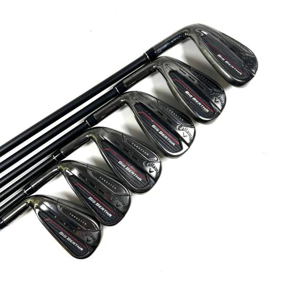 Left Handed Callaway Big Bertha 2023 Irons / 6-PW+AW / Cypher 50 Senior Flex