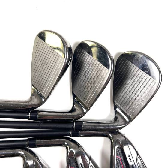Left Handed Callaway Big Bertha 2023 Irons / 6-PW+AW / Cypher 50 Senior Flex